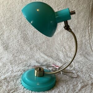 Teal Adjustable Desk Lamp